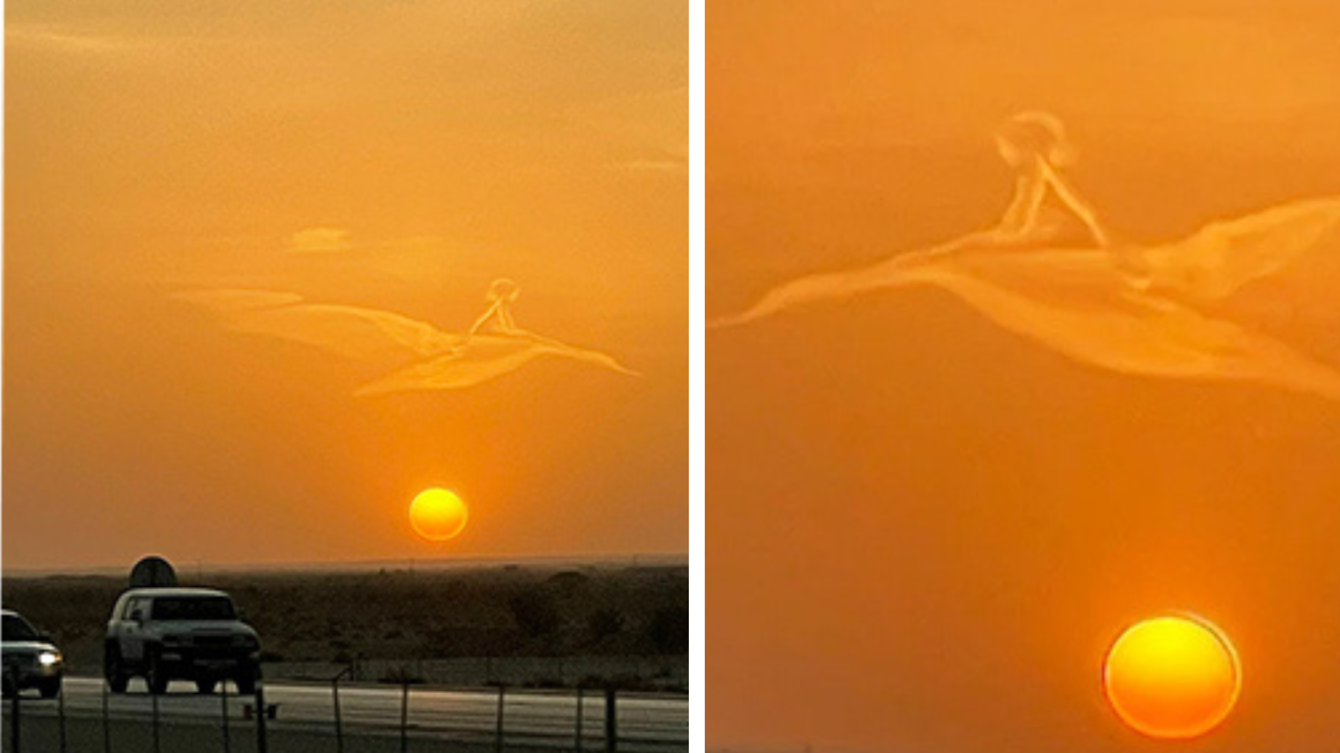 Chlapík zachytil na oblohe jedinečný úkaz.