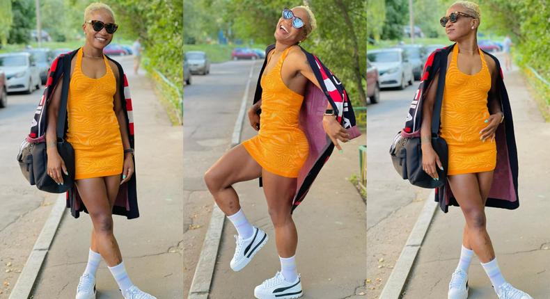 Super Falcons star Francisca Ordega shows off style in new photos