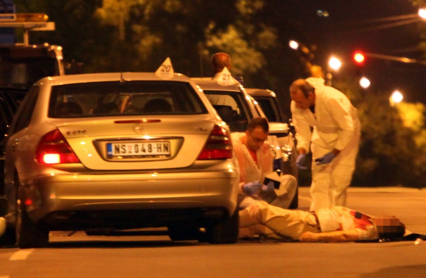 Uviđaj posle ubistva Danila Radonjića