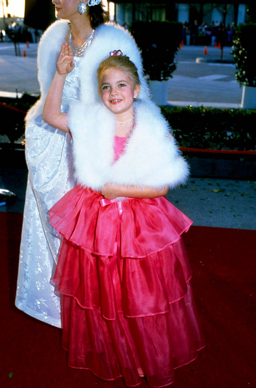 Drew Barrymore w 1983 roku na rozdaniu Oscarów