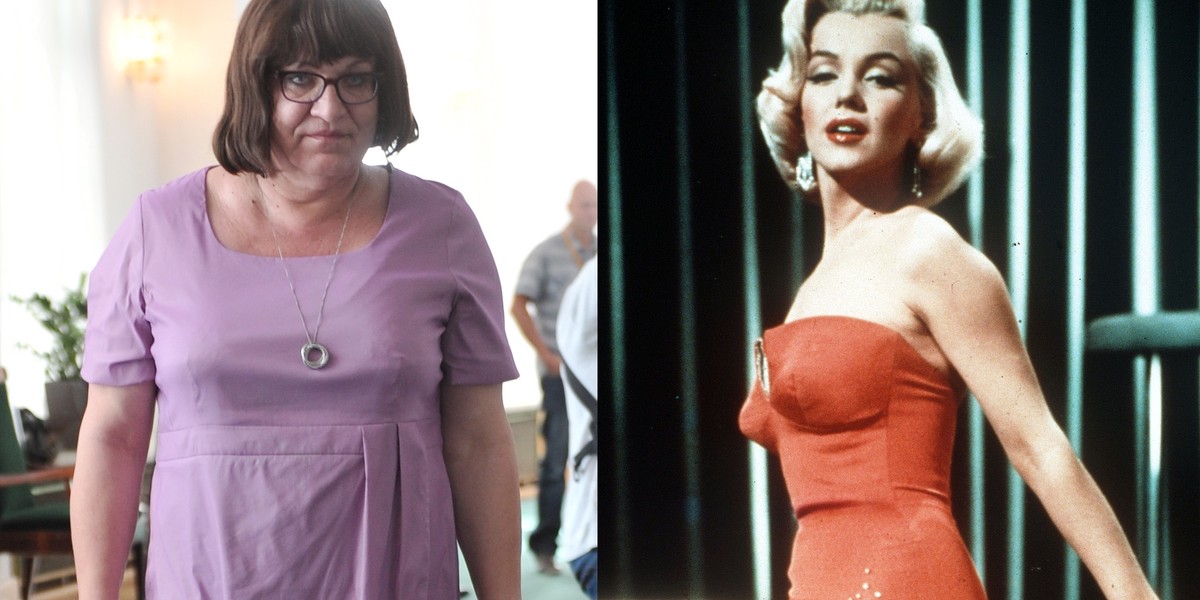 Anna Grodzka i Marilyn Monroe