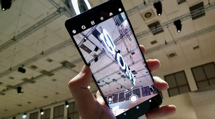 Az IFA 2018-on mutatkozott be a Sony Xperia XZ3 /Fotó: Virág Dániel