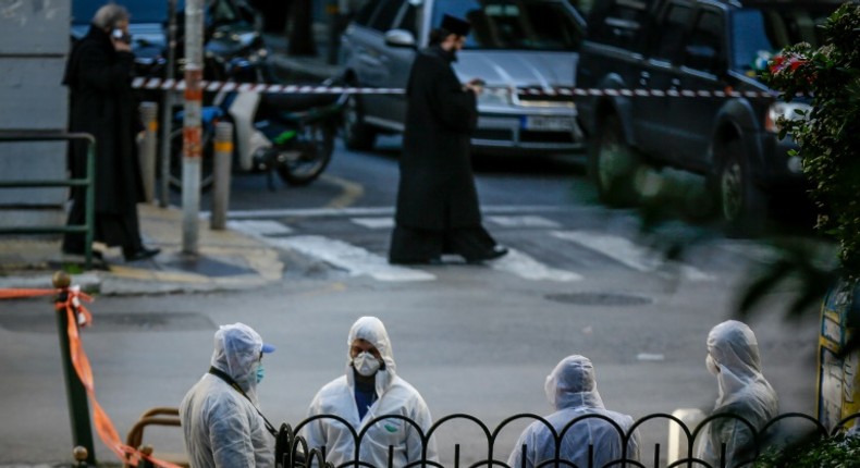 On December 27, a homemade bomb exploded in front of the Orthodox Church of Saint Dionysius in central Athens