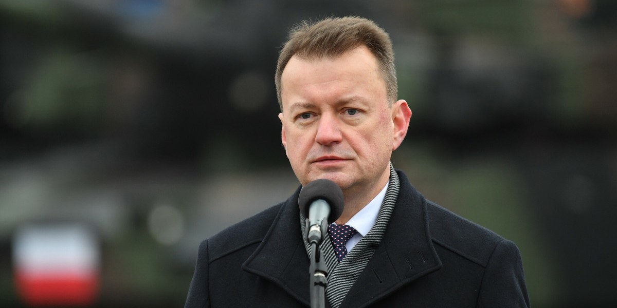 Minister obrony Mariusz Błaszczak.