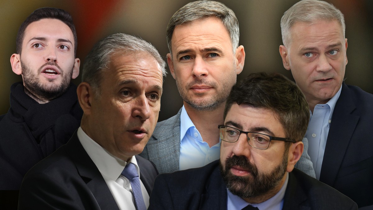 Miroslav Aleksić, Pavle Grbović, Zdravko Ponoš, Borko Stefanović i Radomir Lazović