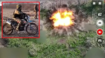 Krwawy pogrom pod Pokrowskiem. Rozwalili niemal setkę rosyjskich motocykli