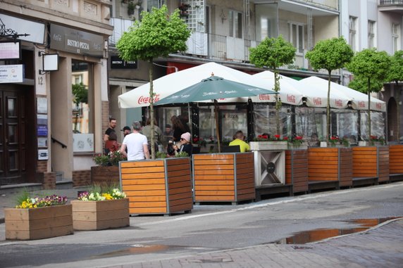 Otwarte ogródki gastronomiczne w centrum Gorzowa