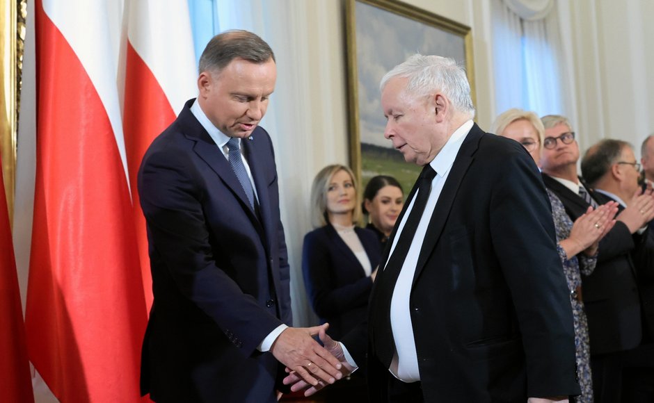 Andrzej Duda i Jarosław Kaczyński