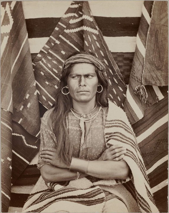 Indianin Nawaho (ok. 1879 r., domena publiczna).