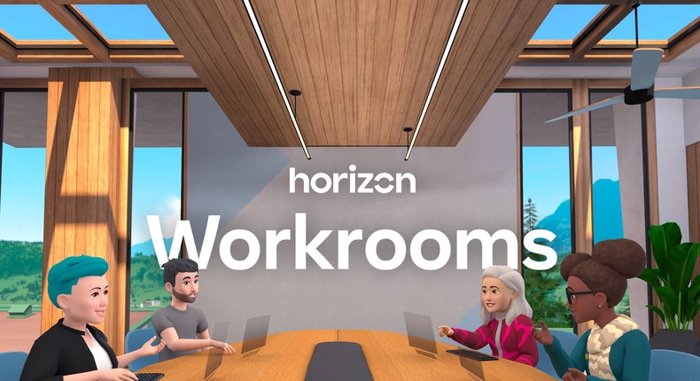 Facebook launched Horizon Workrooms on Thursday
