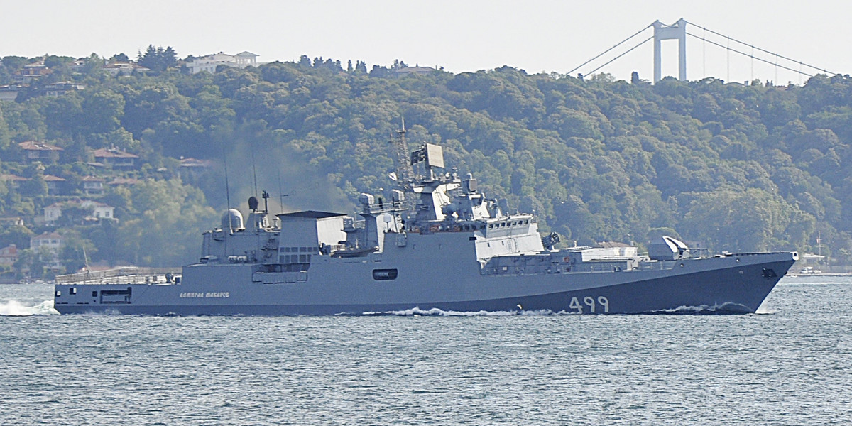 Czy fregata "Admirał Makarow" została trafiona ukraińską rakietą?
