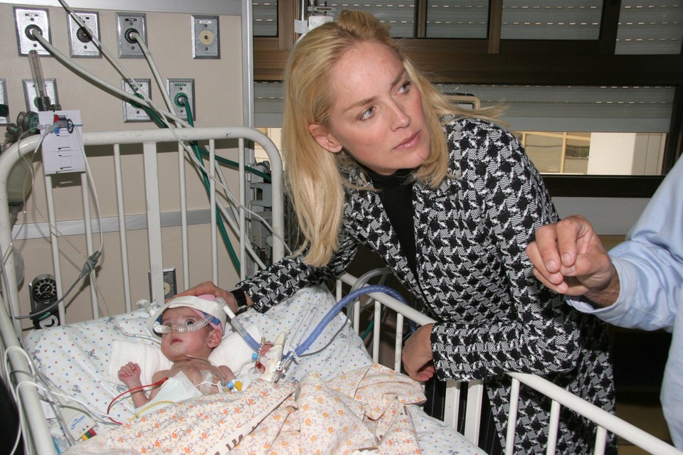 Na zdjęciu: Sharon Stone w Centrum Pokoju im. Szimona Peresa w Tel Awiwie, marzec 2008 rok