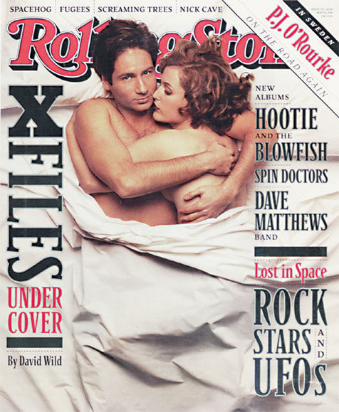 Gillian Anderson i David Duchovny na okładce Rolling Stone