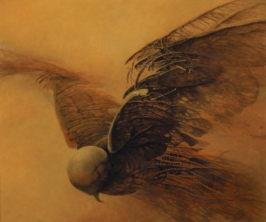 "DZ", Zbigniew Beksiński, lata 80. XX w.