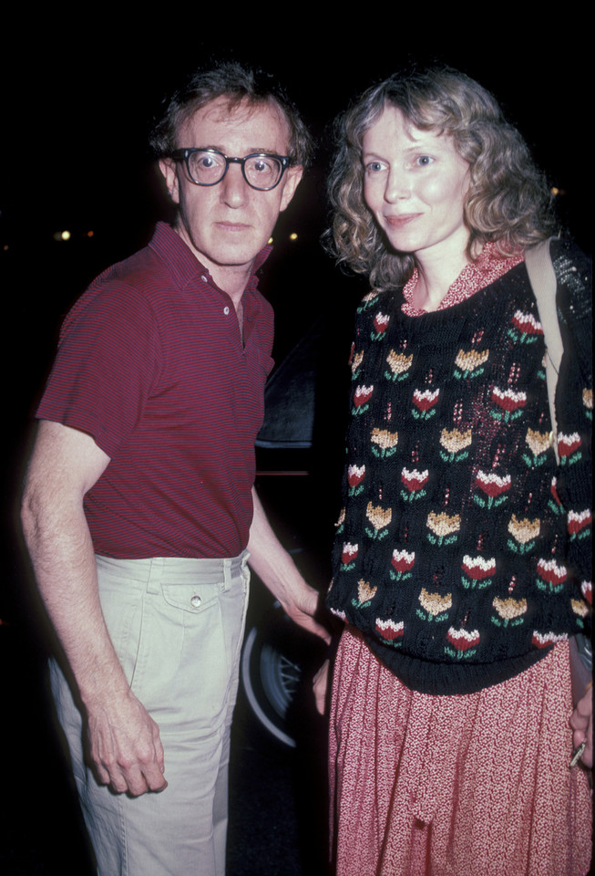 Mia Farrow i Woody Allen w 1985 roku