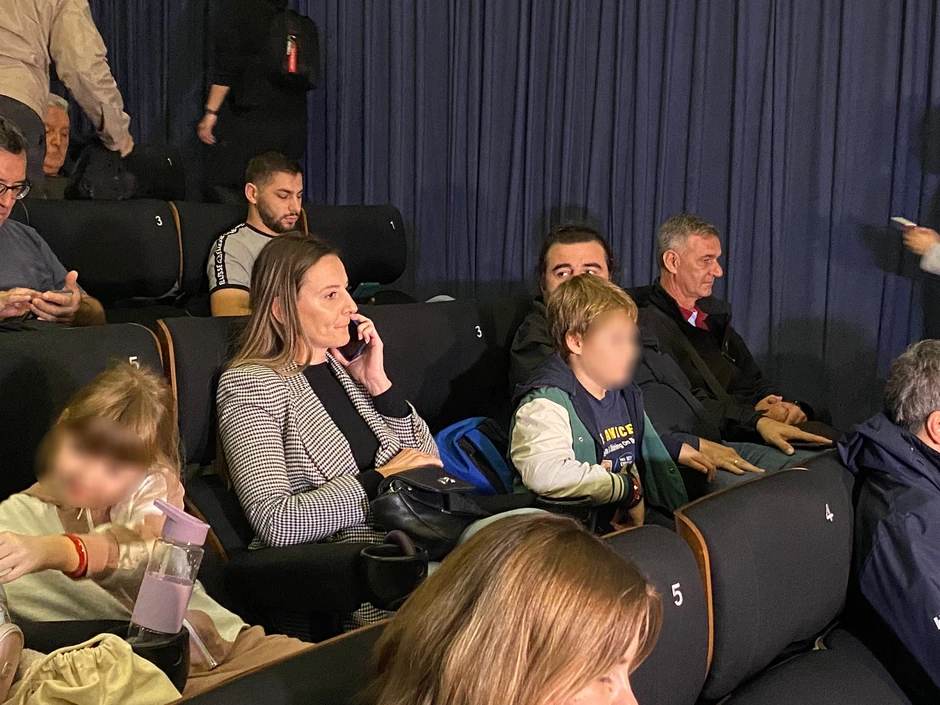 Glumac Branko Janković sa ženom i decom