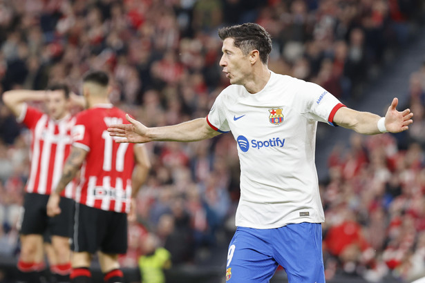 Robert Lewandowski strzelił kuriozalnego gola w meczu z Athletic Bilbao