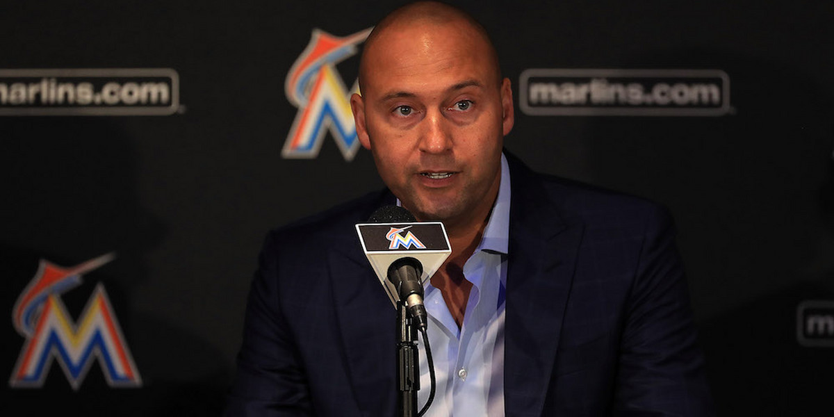 Derek Jeter group is already seeking new investors for the Marlins 2 months after buying the team for $1.2 billion