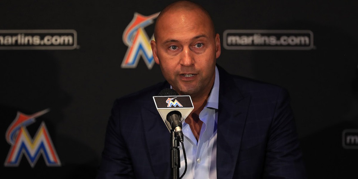 Derek Jeter group is already seeking new investors for the Marlins 2 months after buying the team for $1.2 billion