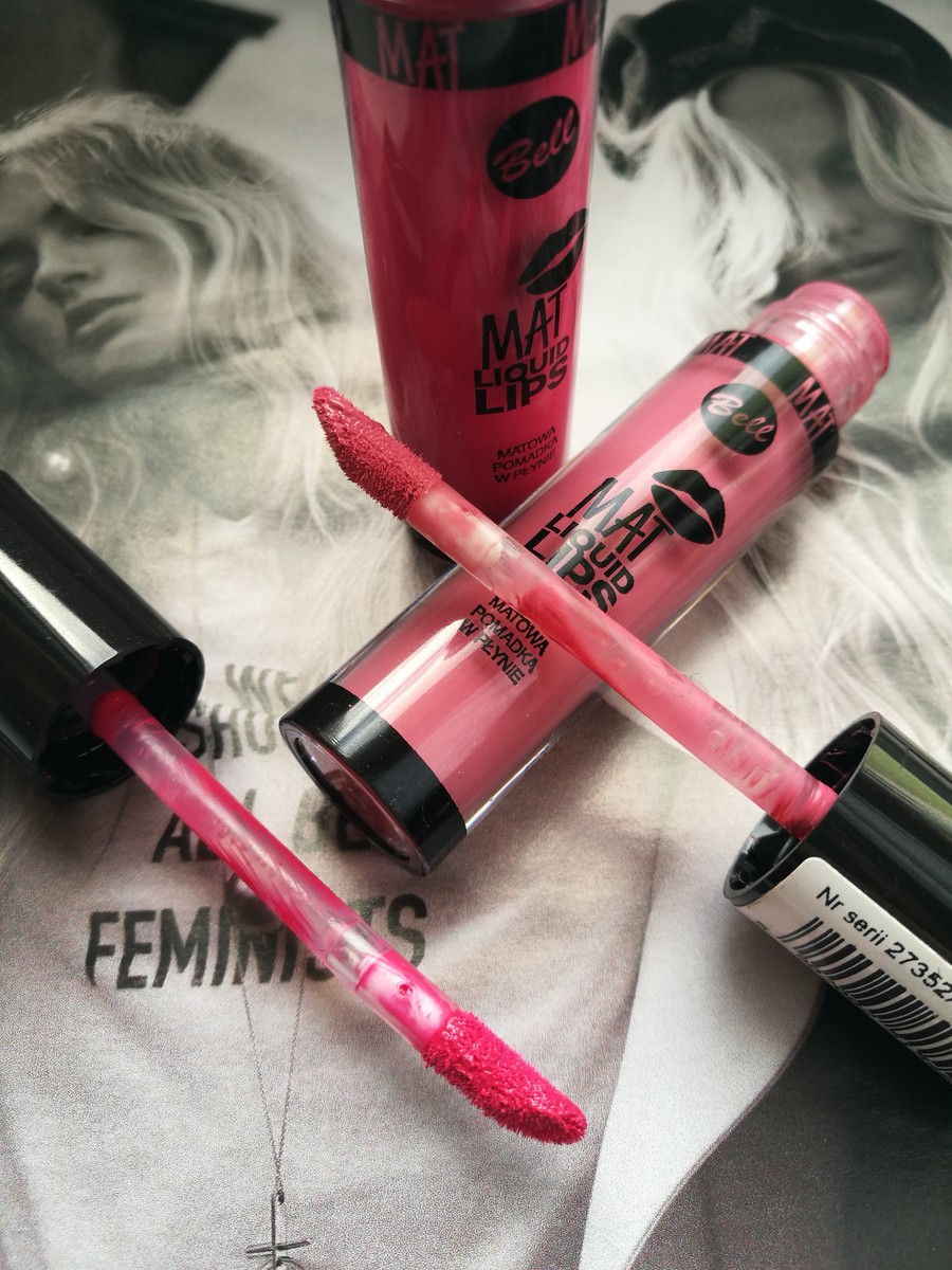 Pomadki Bell Mat Liquid Lipstick z Biedronki za 7 zł NASZ TEST i OPINIE