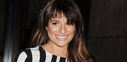 Lea Michele w pasiastej stylizacji