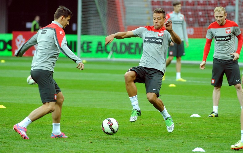 Polacy szykują się na Szkotów. Kadra Nawałki trenowała na Stadionie Narodowym