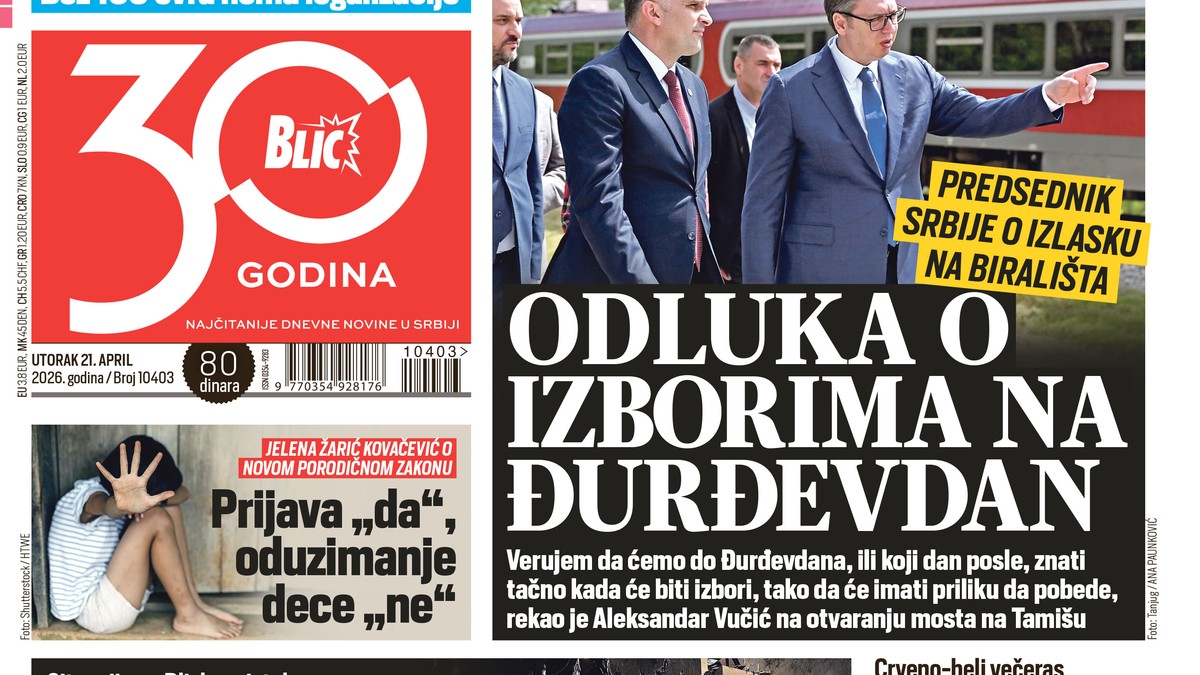 BLIC NASLOVNA