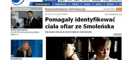 Pomagały identyfikować ofiary ze Smoleńska