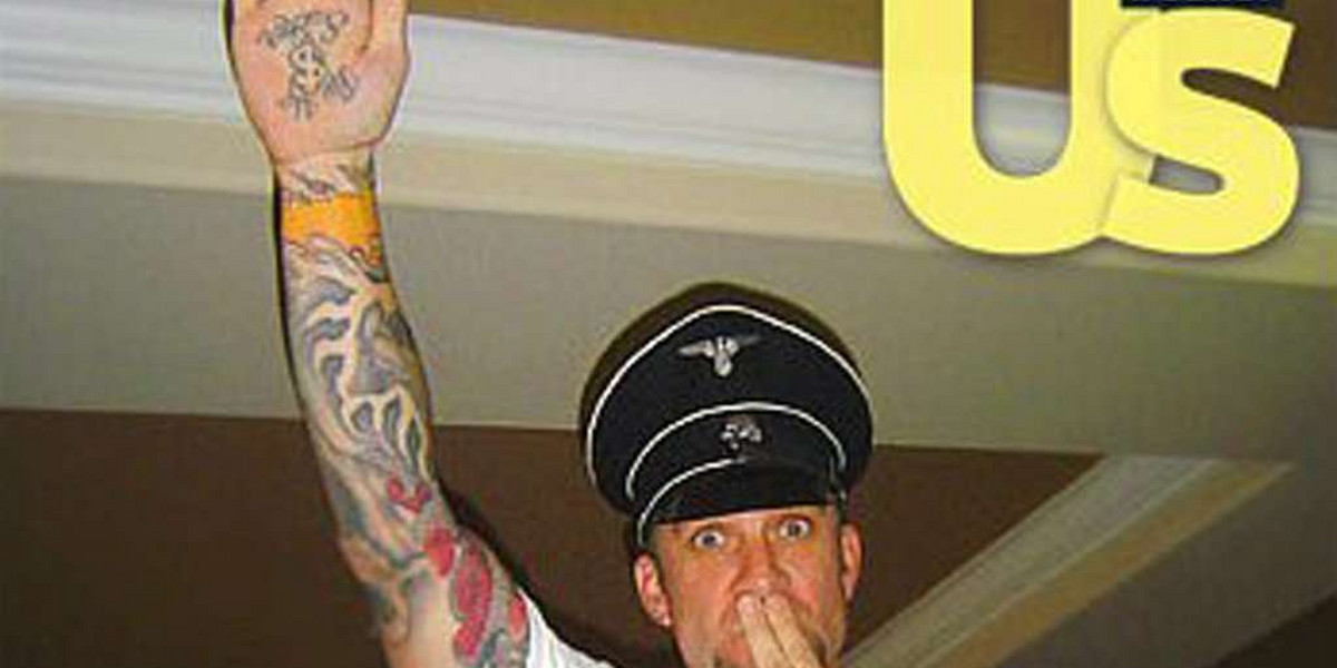Mąż Bullock wielbi Hitlera. Foto