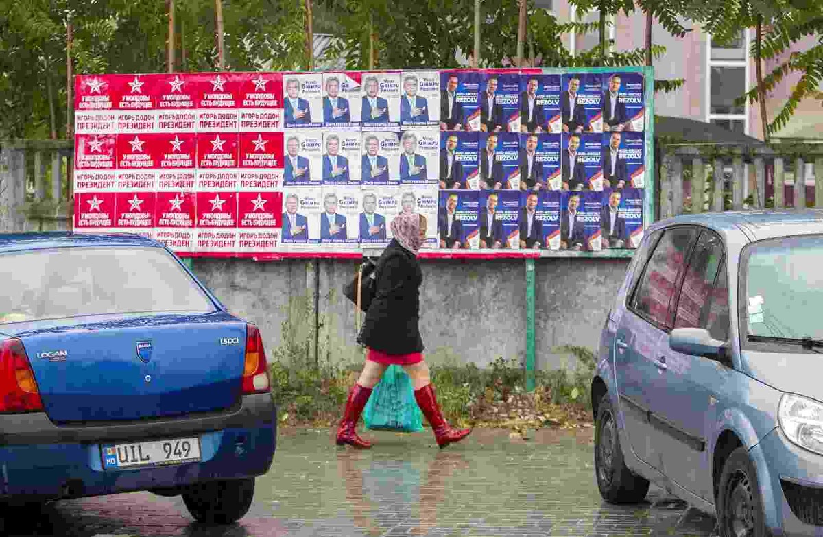 Mołdawia przed wyborami prezydenckimi EPA/DUMITRU DORU Dostawca: PAP/EPA.