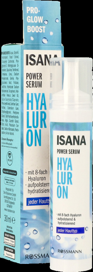 Isana Power Serum do twarzy Hyaluron (Cena: 19,99zł / 30ml)