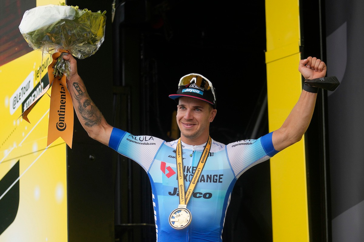 Holandský cyklista Dylan Groenewegen.