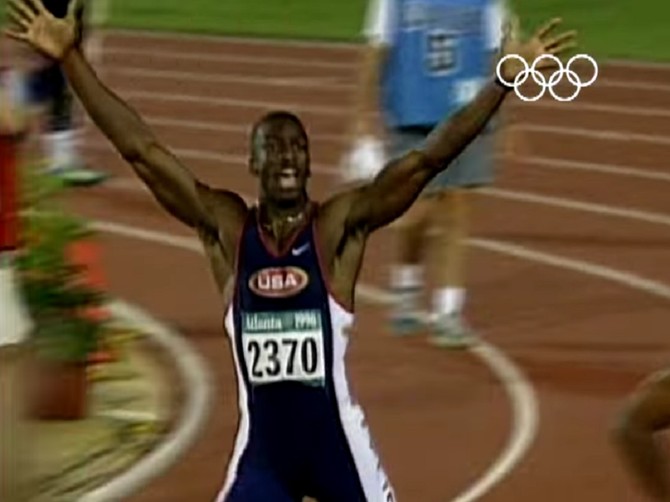 Majkl Džonson na Olimpijskim igrama u Atlanti 1996. godine