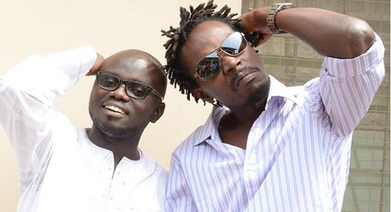 Kwaw Kese with late manager, Fennec Okyere