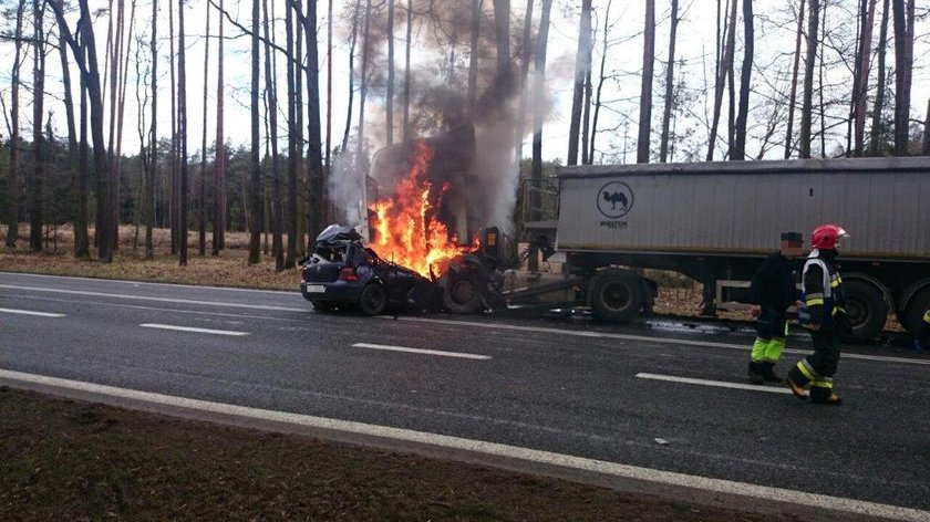 Tragiczny wypadek na drodze krajowej nr 46