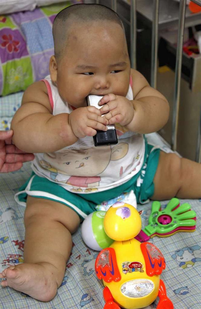 Толстый китайский ребенок