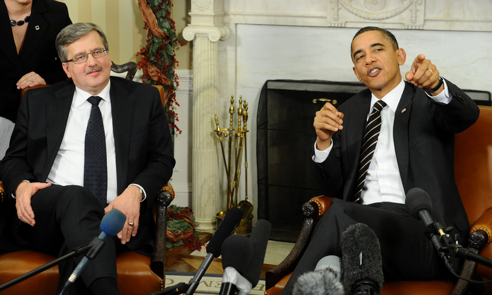 USA POLSKA KOMOROWSKI OBAMA SPOTKANIE