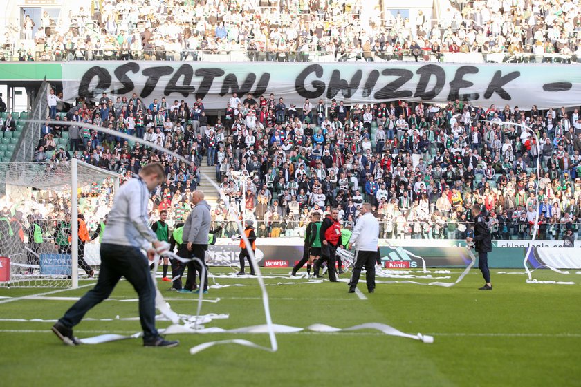 Pilka nozna. Ekstraklasa. Legia Warszawa - Pogon Szczecin. 07.04.2018