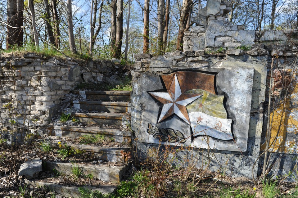 Opuszczone miasto Kłomino - do 1992 roku miejscowość była bazą Armii Radzieckiej, 2013 r.