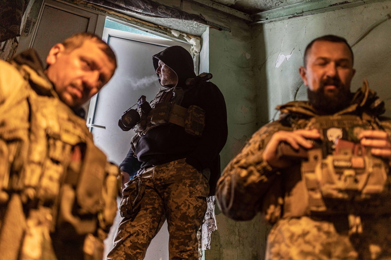 Ukraińscy żołnierze 67. brygady w obwodzie donieckim, 22 listopada 2023 r.