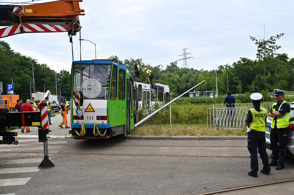 Szczecin. Wypadek tramwaju