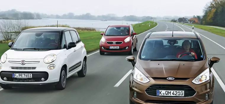 Fiat 500L kontra Kia Venga i Ford B-Max: Nieduże, lecz praktyczne