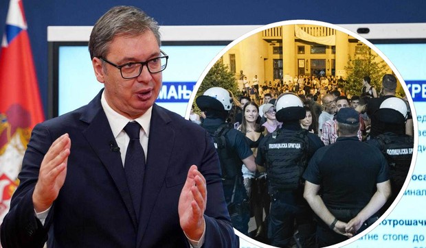 Vučić i protesti
