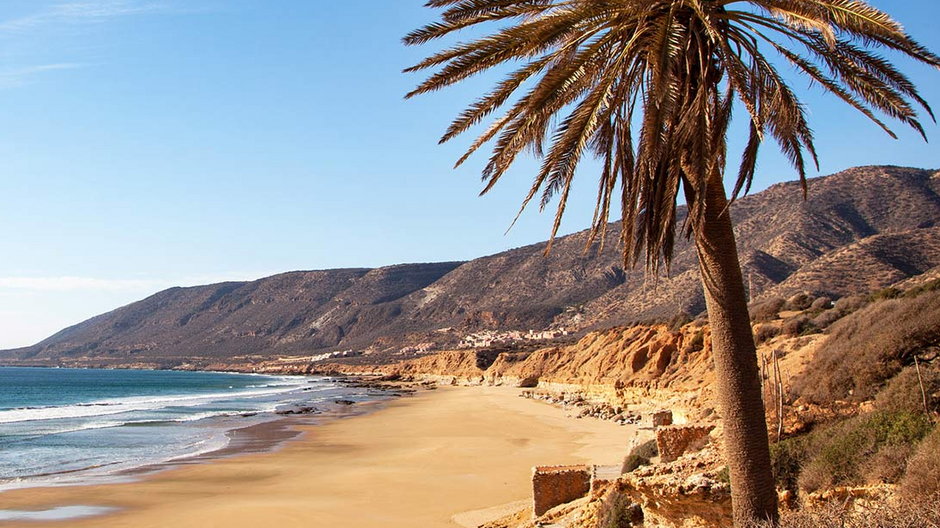 Maroko, plaża Agadir