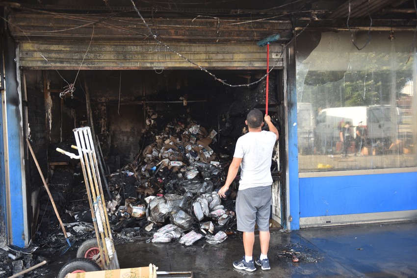 Jedan od lokala jutro posle požara