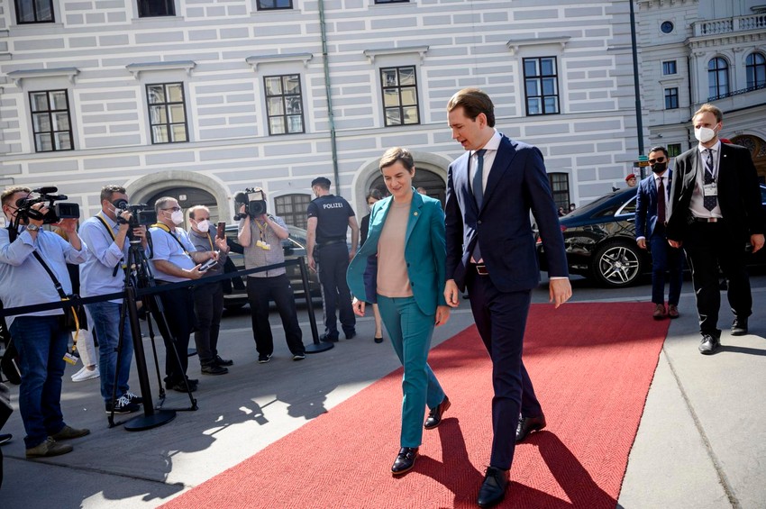 Ana Brnabić i Sebastijan Kurc