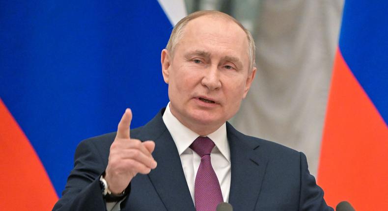 Russian President Vladimir Putin.Mikhail Klimentyev/Sputnik AFP