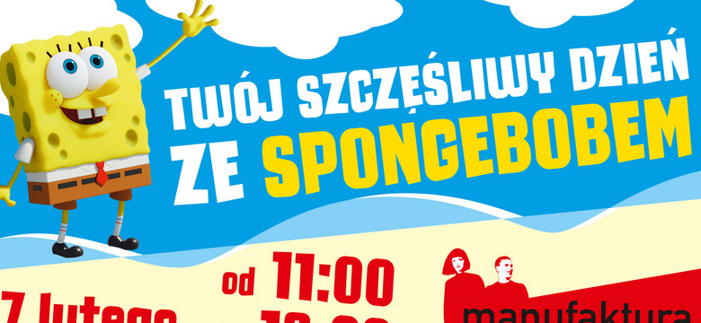 "SpongeBob: na suchym lądzie": przybij piątkę SpongeBobowi w łódzkiej Manufakturze