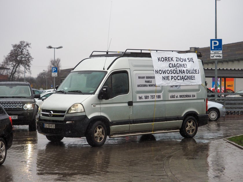 Protest mieszkańców Nowosolnej