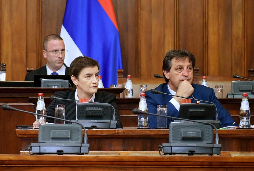 Bratislav Gašić u Skupštini Srbije